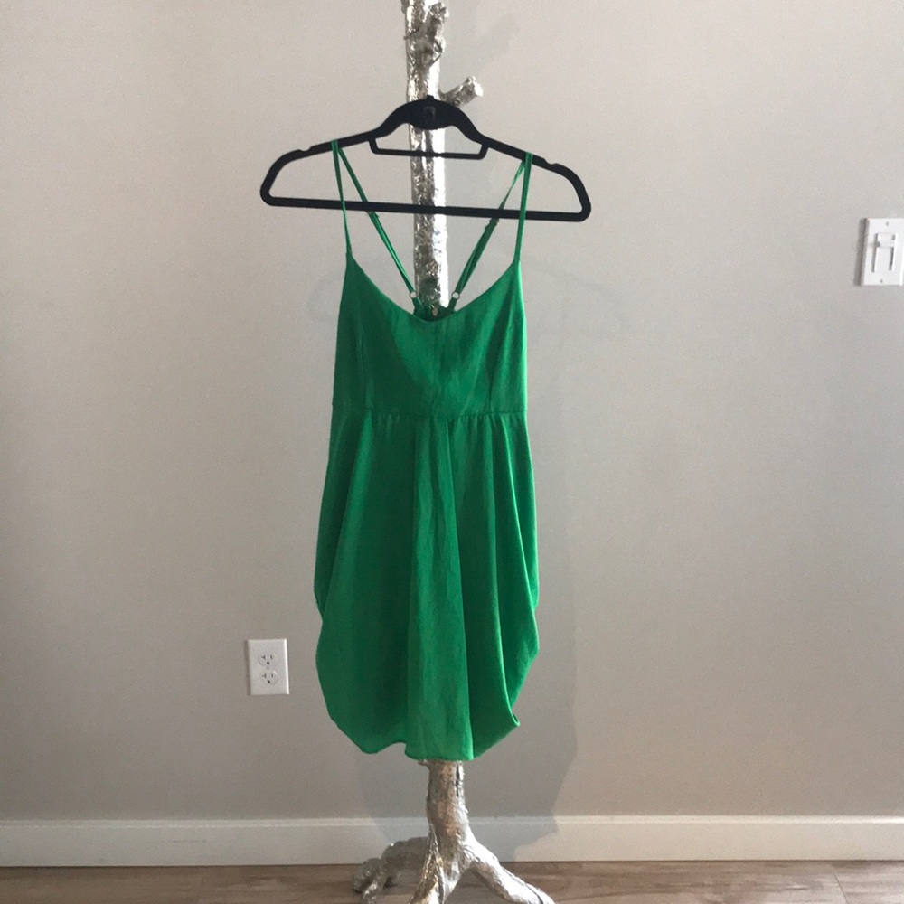 Pink Owl Kelly Green Cocktail Dress